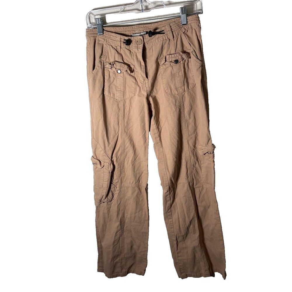 Brandy Melville Cargo Pants Women's One Size Small Brown Cotton Bottoms